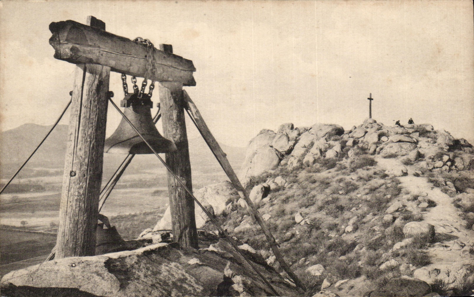 CPA Bell and Cross Mt Rubidoux Riverside California 