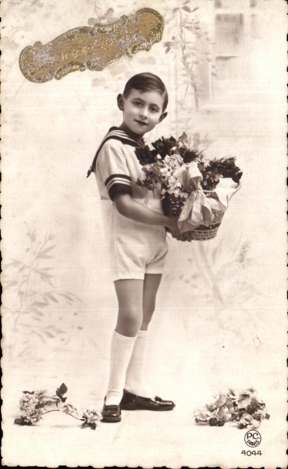 CPA Fantaisie Enfant Garcon
