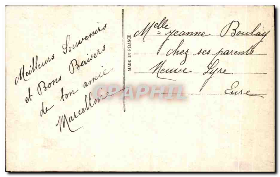 CPA Fantaisie Enfant  — Rückseite