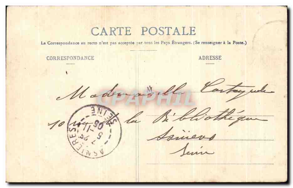 La Marguerite de la Cuisinière — Poème de Marcel Houjan — Portrait A. Bérenger & Cie, Nancy — Reverso