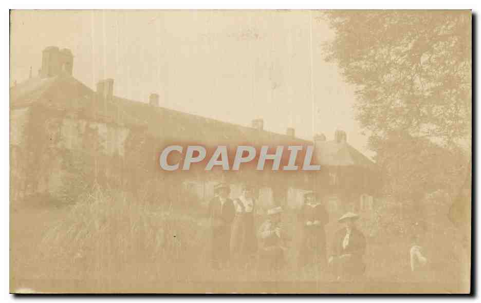 CARTE PHOTO Femmes a la campagne