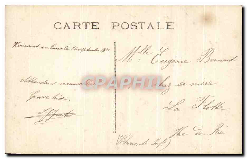 CPA Fantaisie Femme et enfants Marionnettes — Rückseite