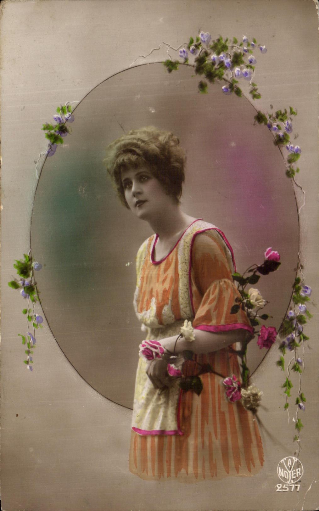 CPA Fantaisie Femme 