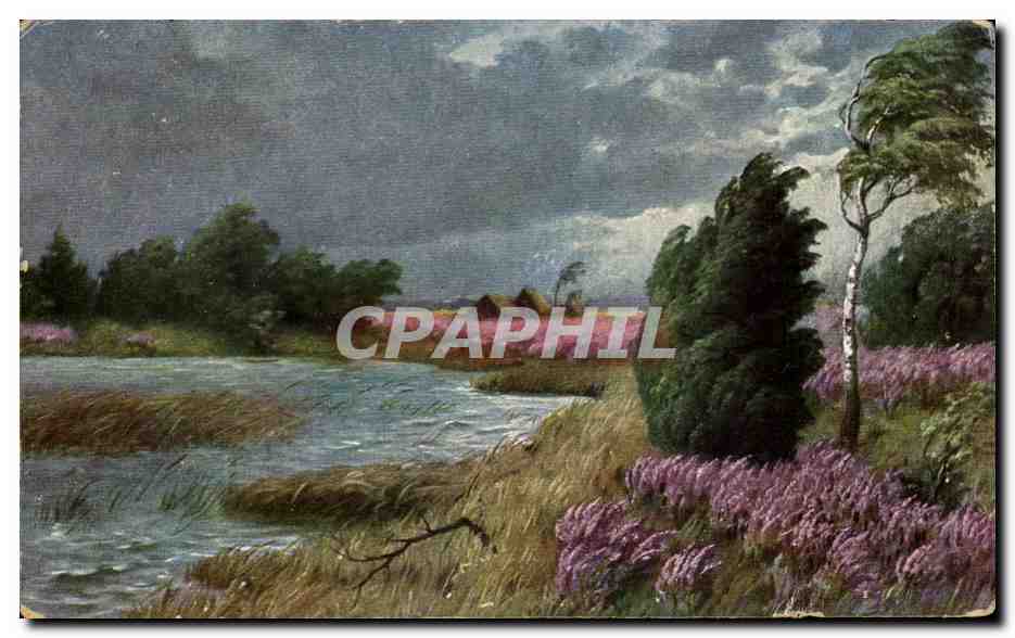 CPA Fantaisie Paysage 
