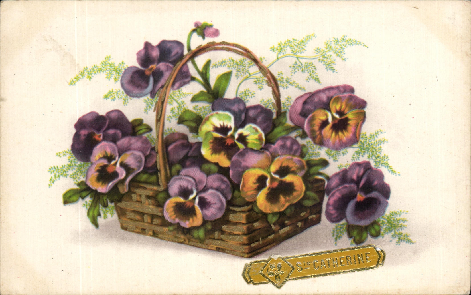 CPA Fantaisie Fleurs