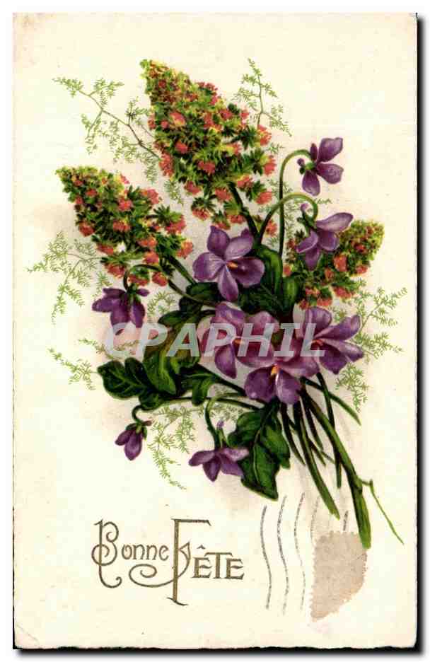 CPA Fantaisie Fleurs 