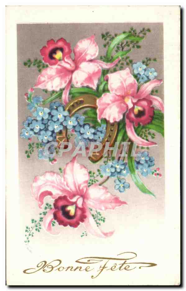 CPA Fantaisie Fleurs 