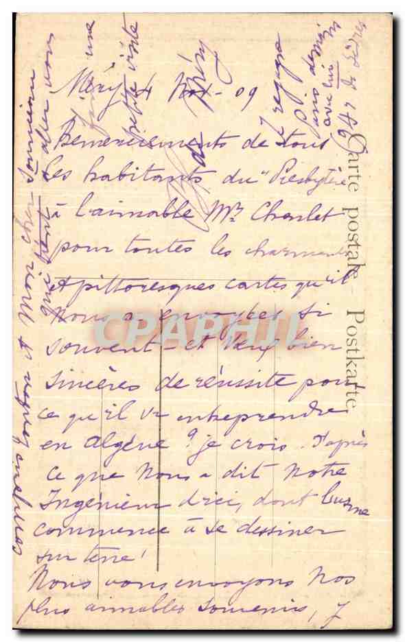 CPA Fantaisie Au bord de l'eau  — Back