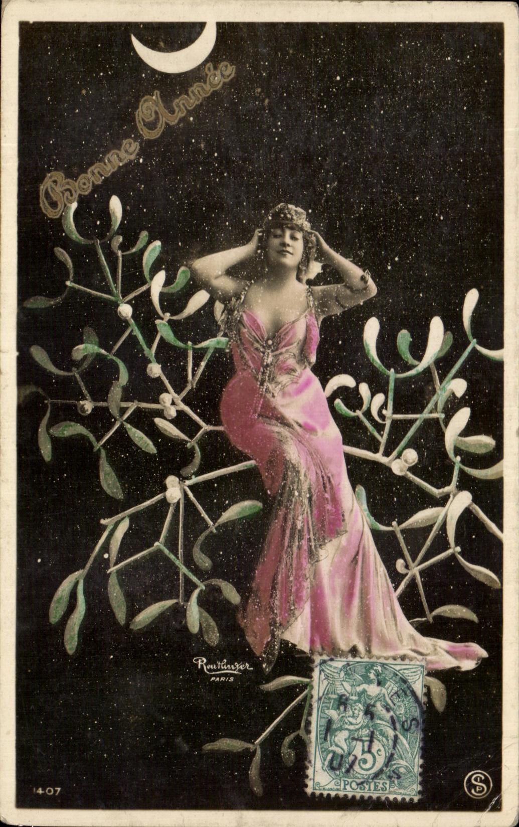 CPA Fantaisie Femme 