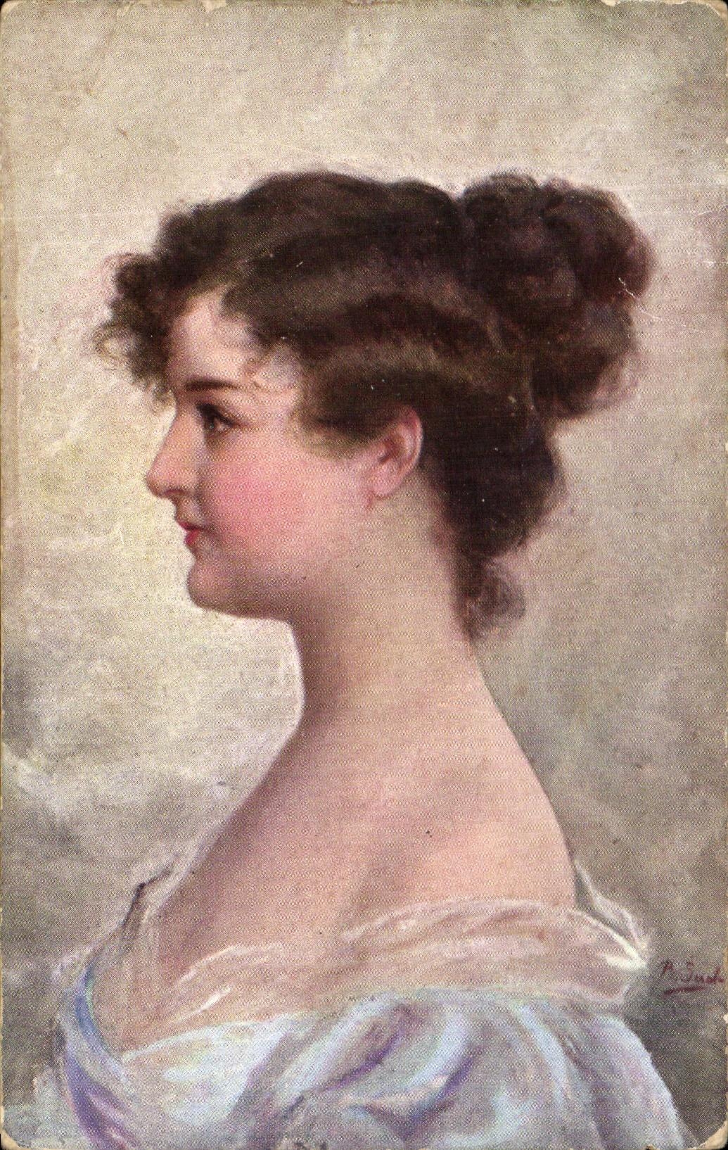 CPA Fantaisie Femme 