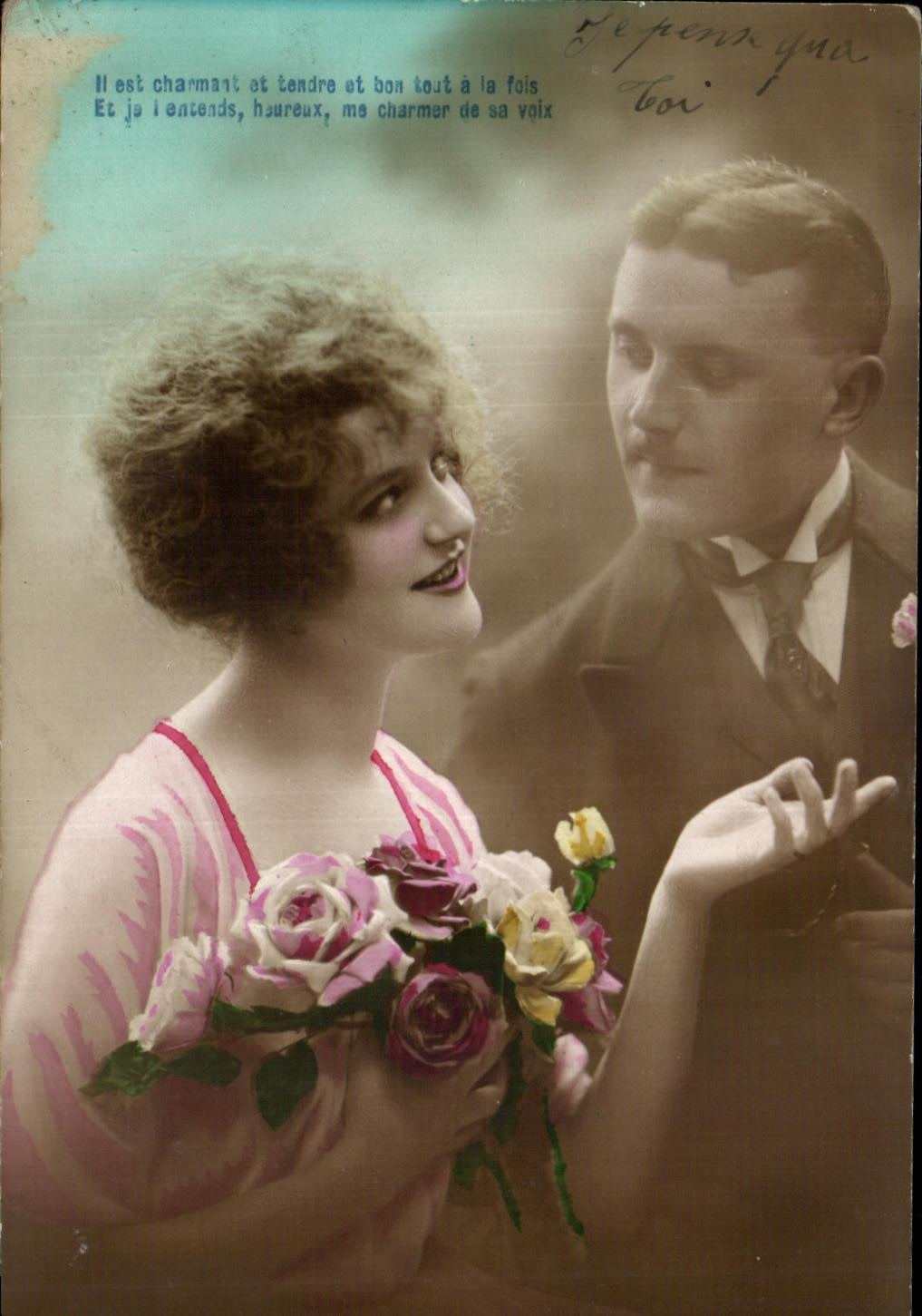 Je pense à toi — Poème amoureux — Édition Française, n° 124