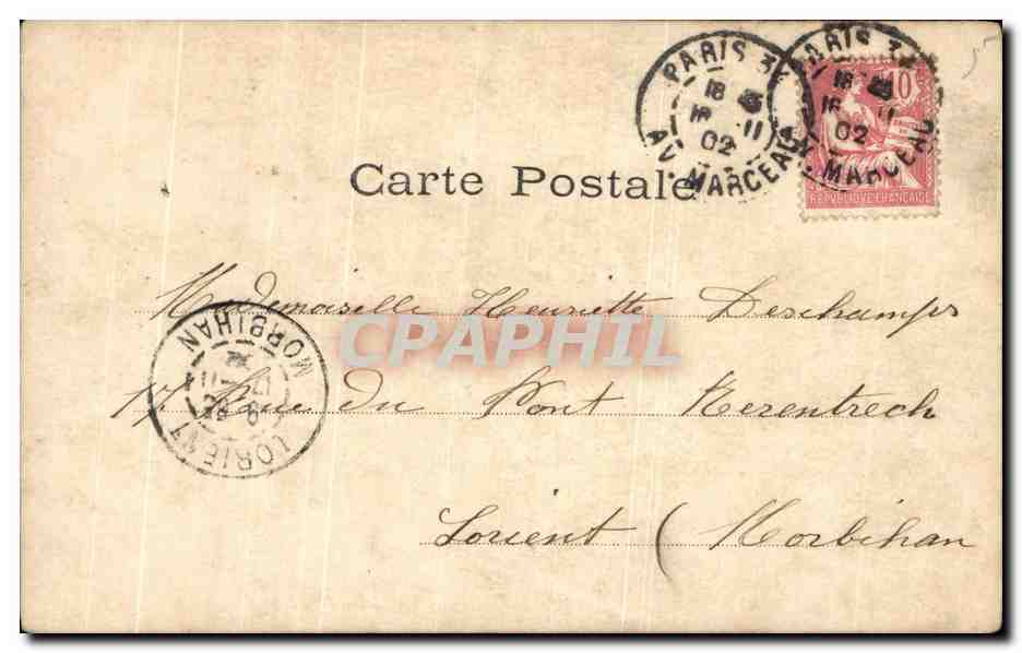 CPA Fantaisie Enfants Un brin de toilette  — Rückseite