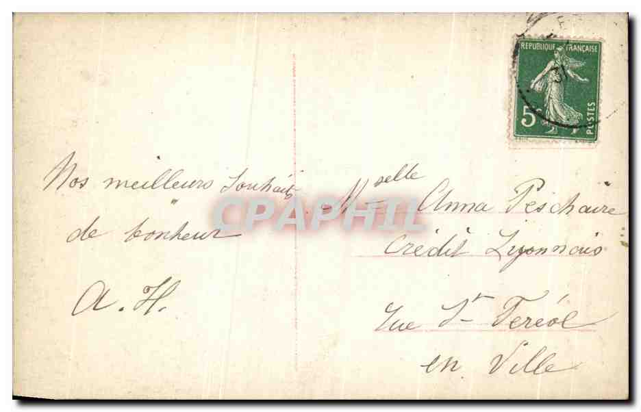 CPA Fantaisie Enfant  — Rückseite
