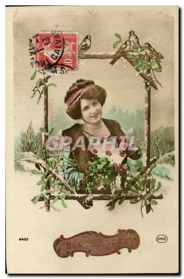 CPA Fantaisie Femme 
