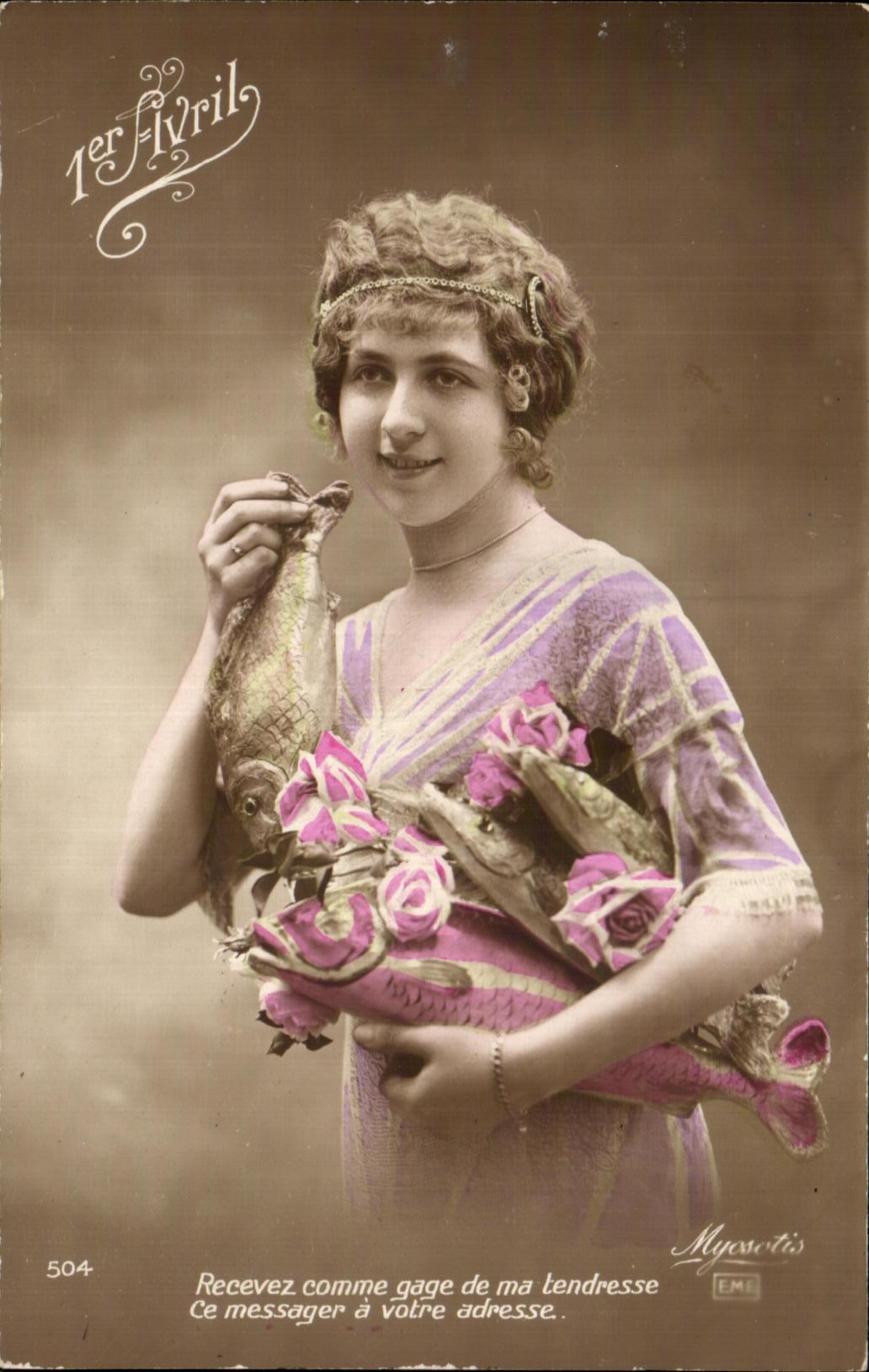 CPA Fantaisie Femme 