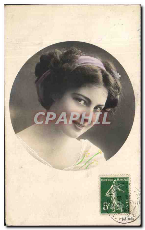 CPA Fantaisie Femme 