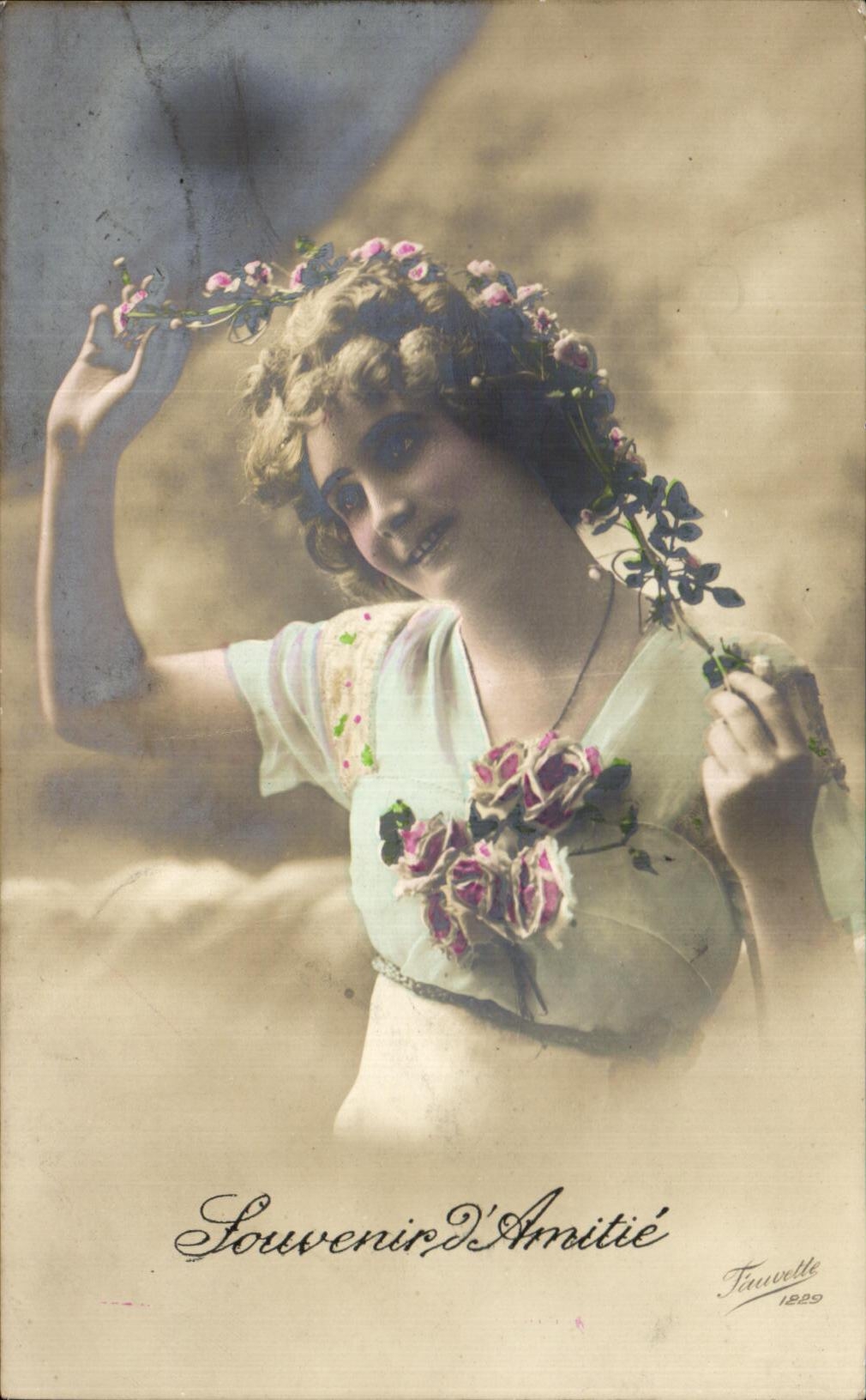CPA Fantaisie Femme 