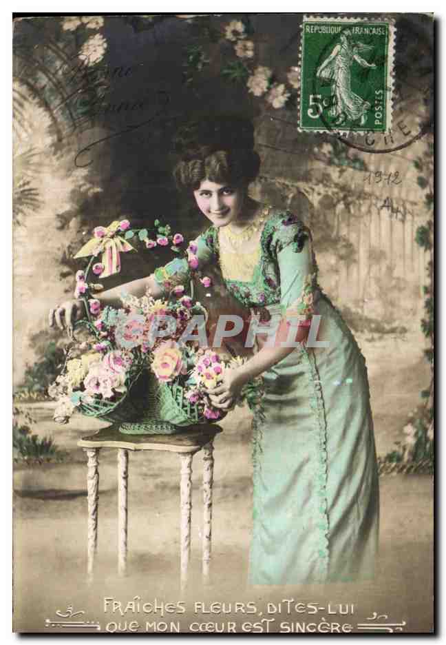 CPA Fantaisie Femme 