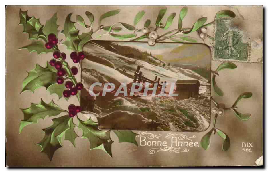 CPA Fantaisie Bonne annee