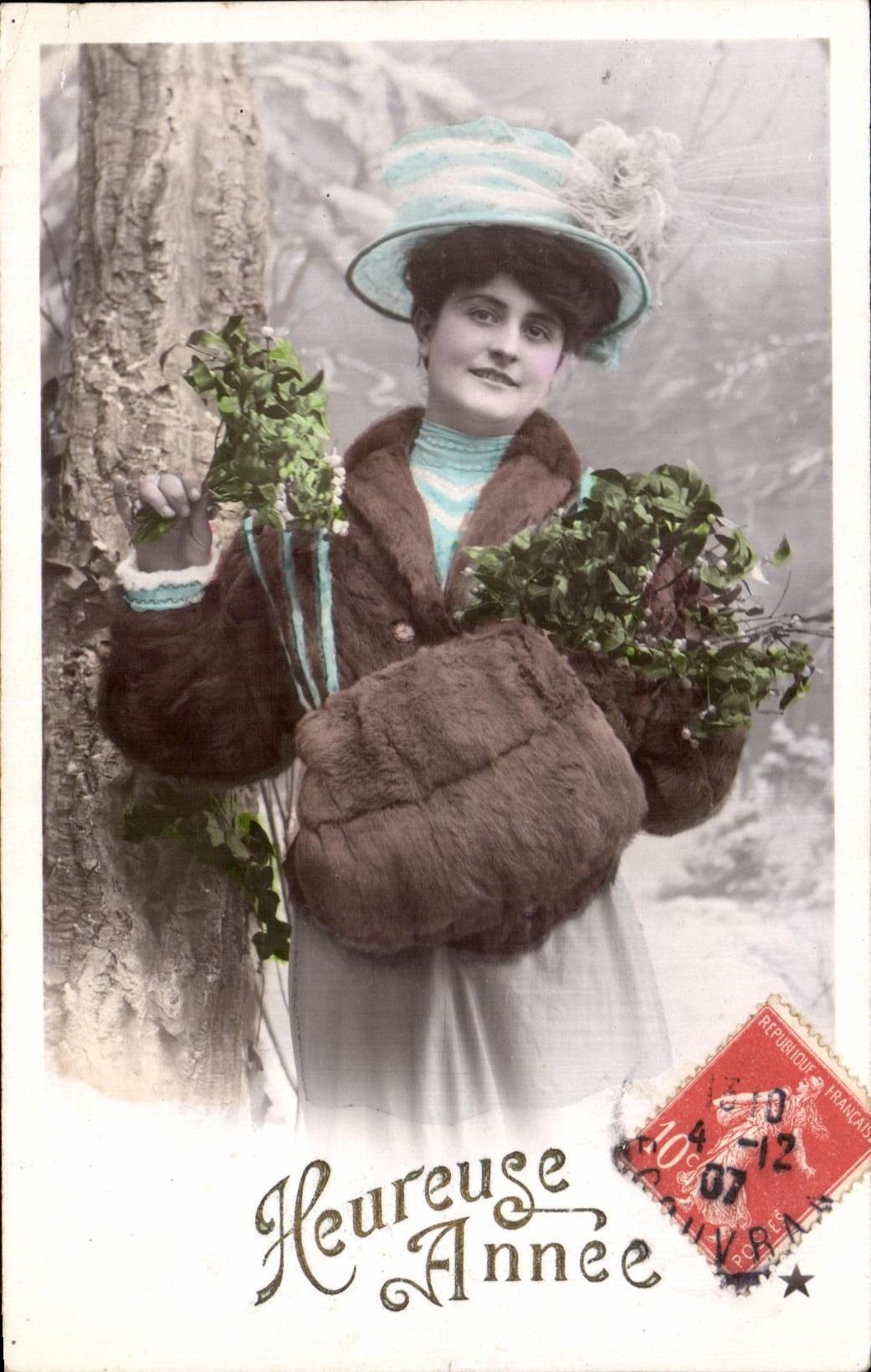 CPA Fantaisie Femme 