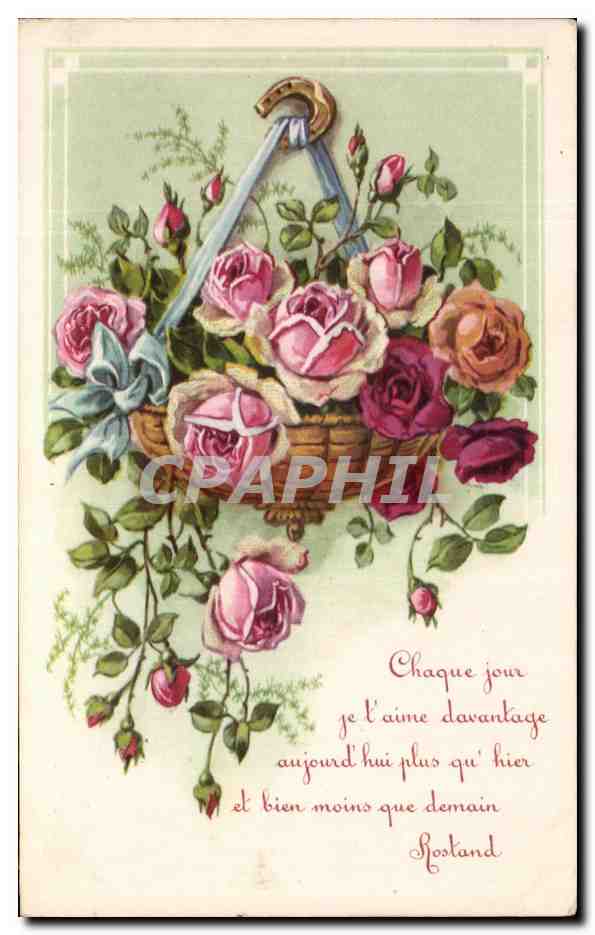 CPA Fantaisie Fleurs 