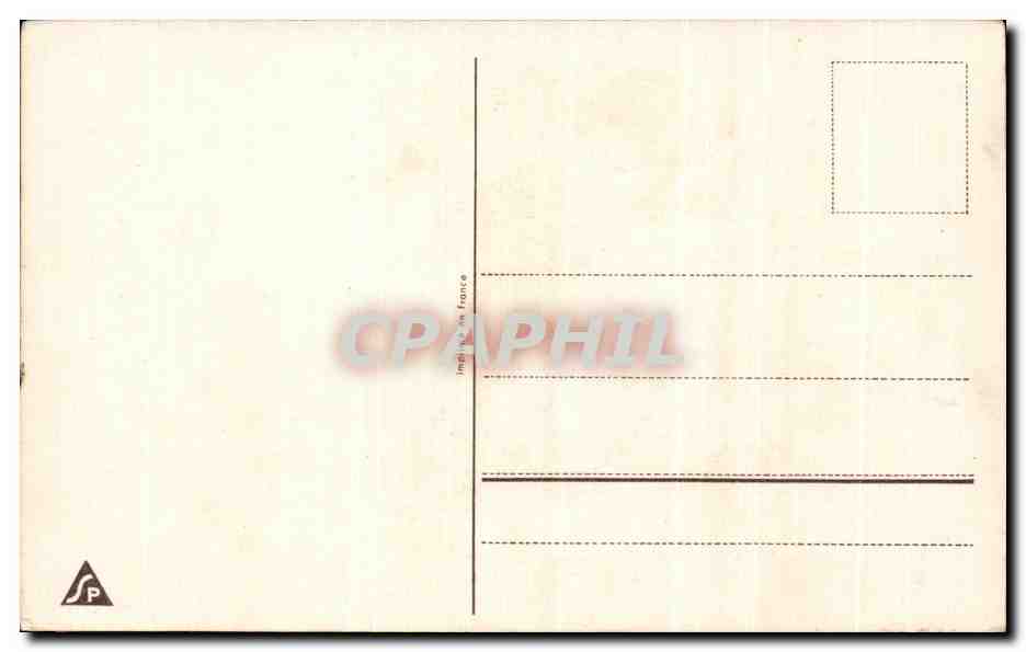 CPA Fantaisie Fleurs  — Verso