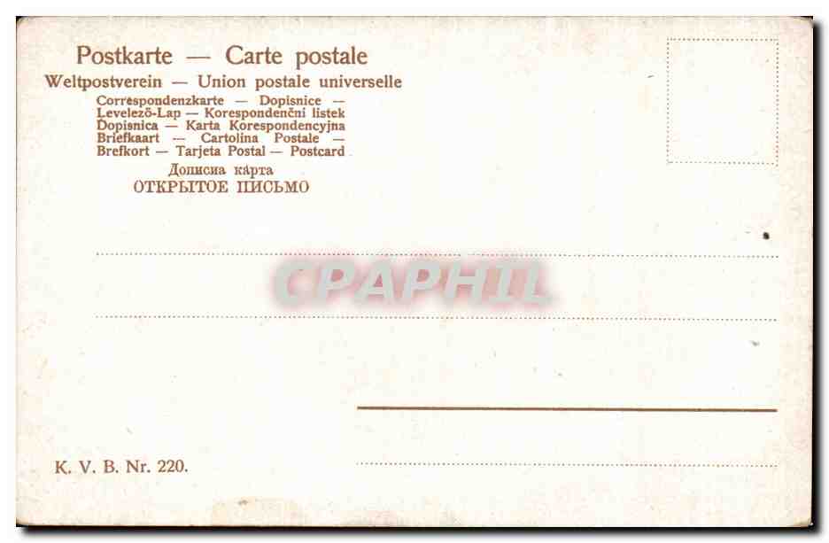 CPA Fantaisie Femme Couple — Rückseite