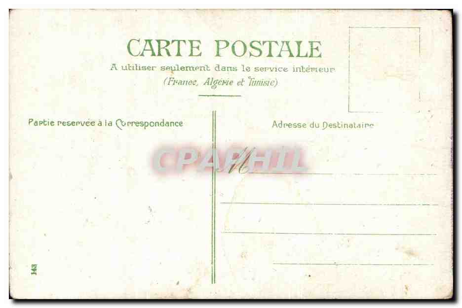 CPA Fantaisie Homme Le bourreau des coeurs  — Rückseite