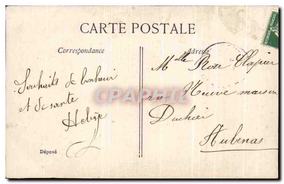 CPA Fantaisie Enfant  — Rückseite