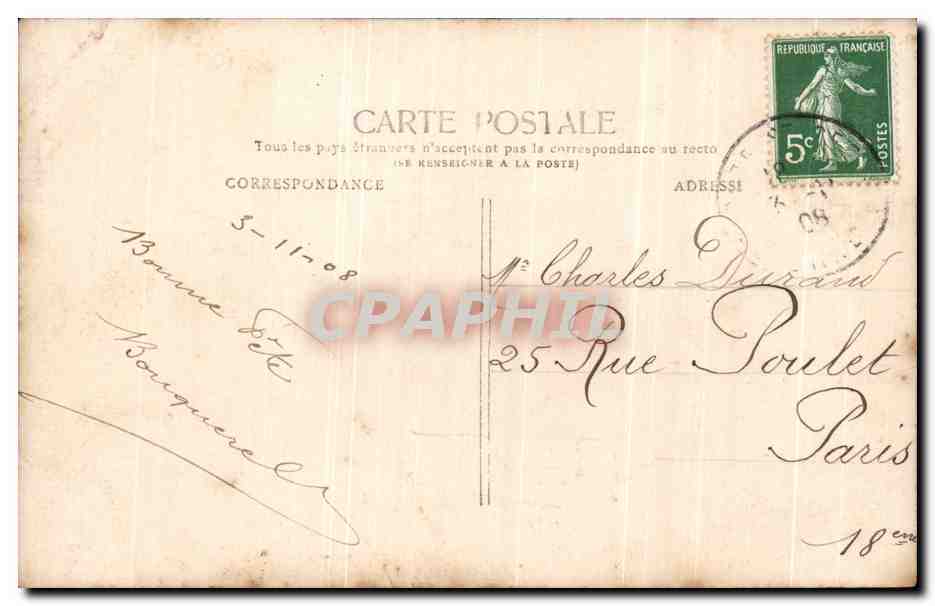 CPA Fantaisie Enfants — Rückseite