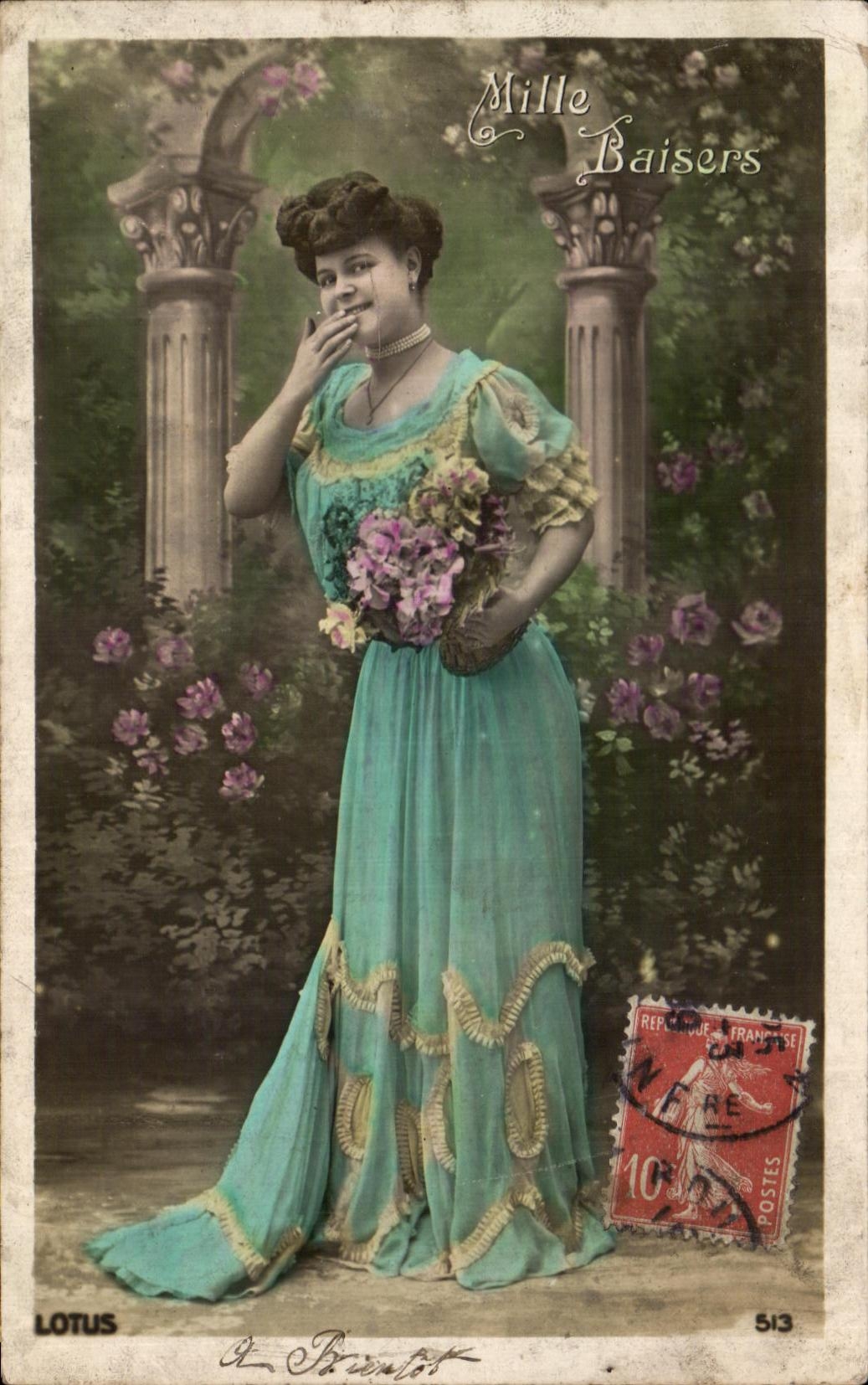CPA Fantaisie Femme 