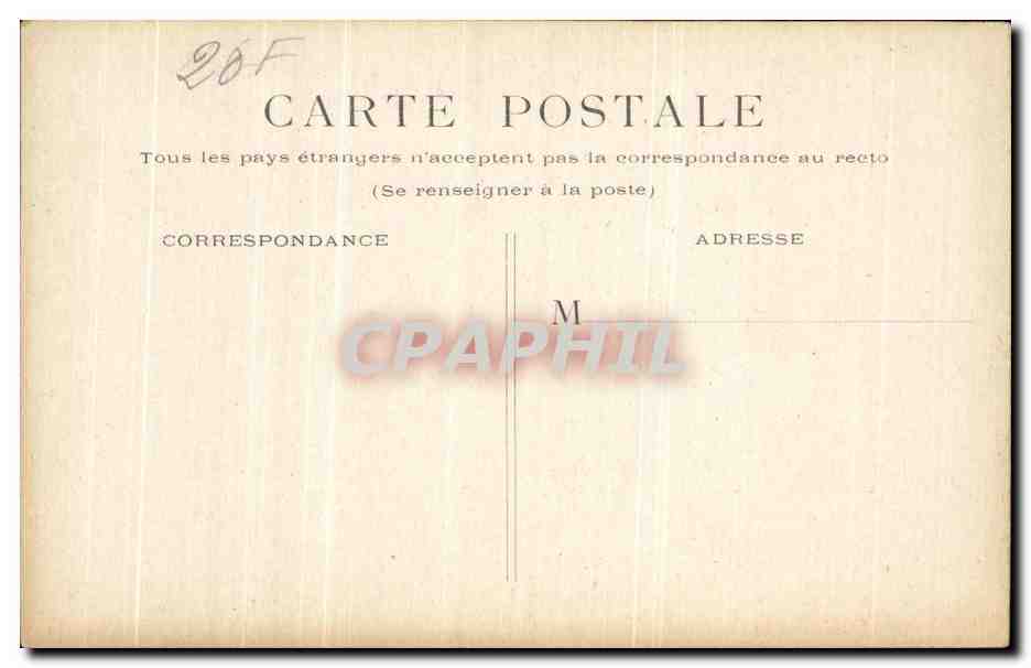 CPA Fantaisie Femme  — Rückseite