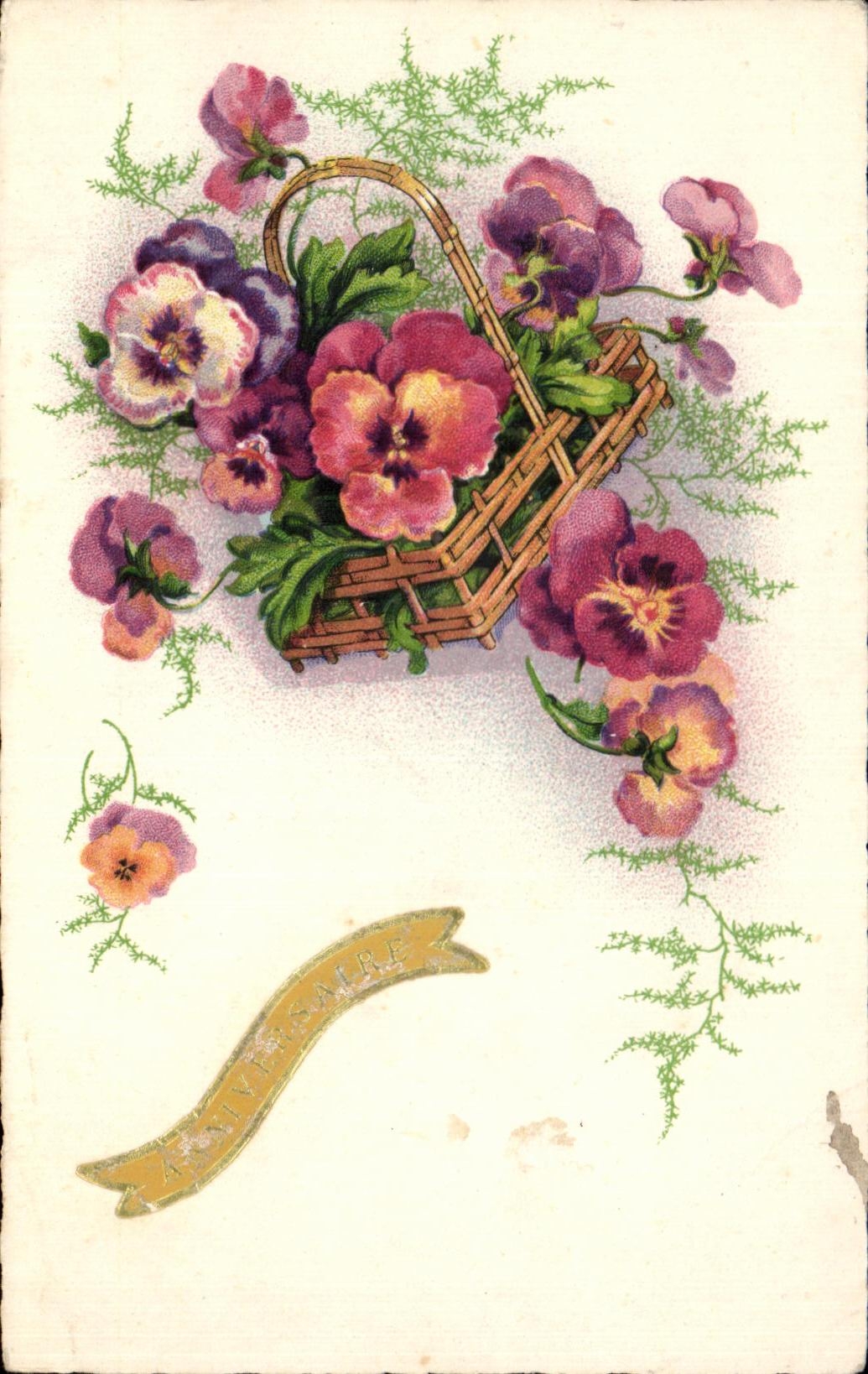 CPA Fantaisie Fleurs 