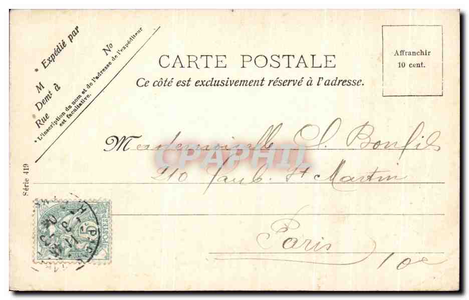 CPA Fantaisie Enfants Bebes Cognac  — Rückseite