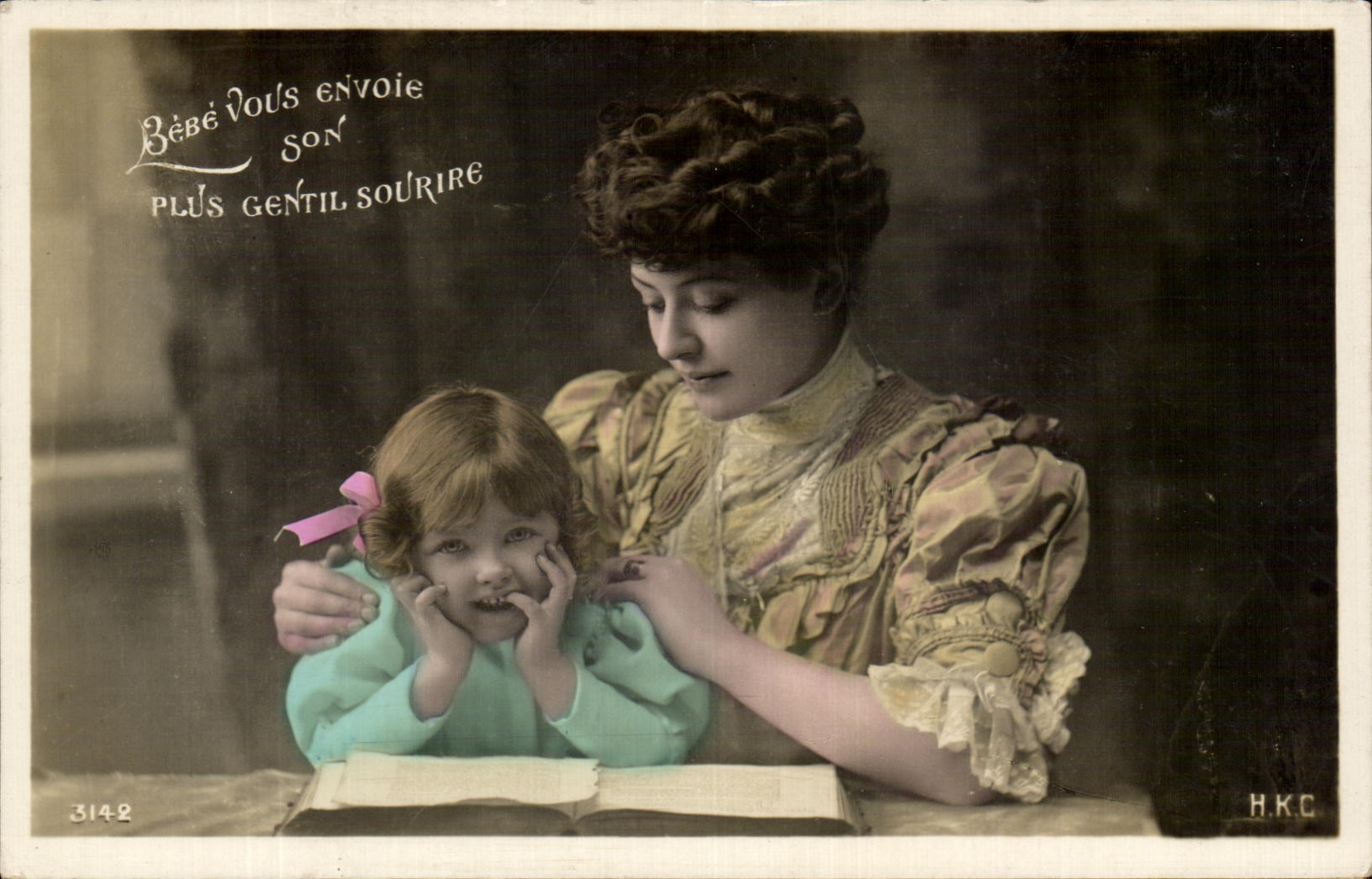 CPA Fantaisie Femme et enfant