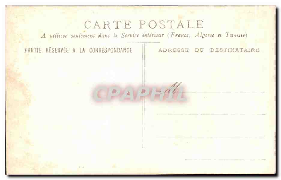 CPA Fantaisie Femme  — Verso