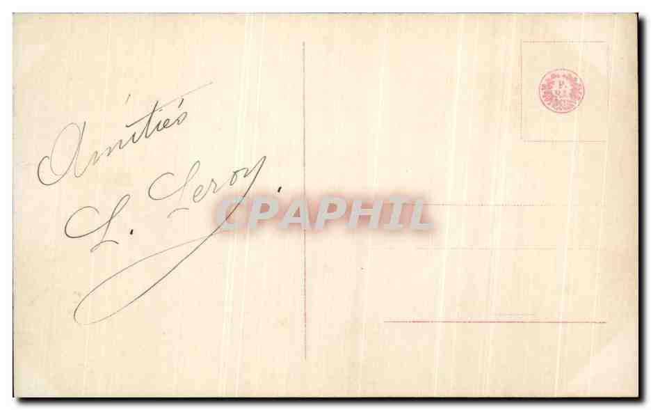 CPA Fantaisie Femme  — Verso