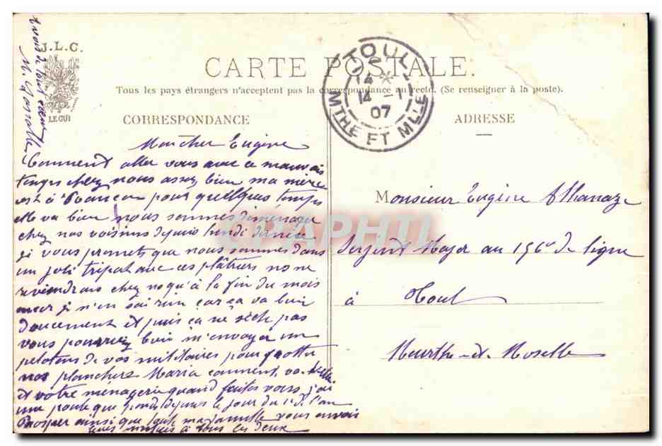 CPA Fantaisie Femme — Reverso