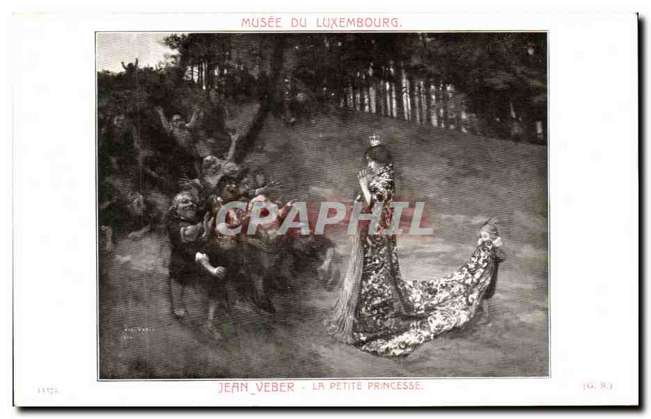 CPA Fantaisie Musee du Luxembourg Jean Veber La petite princesse Nains 