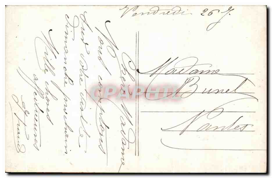 CPA Fantaisie Enfant Bebe — Rückseite