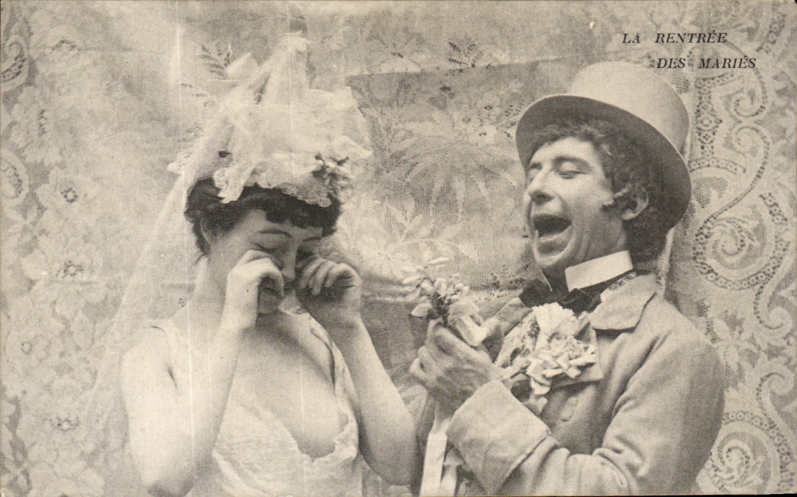 La Rentrée des Mariés — scène de mariage — éditeur non identifié