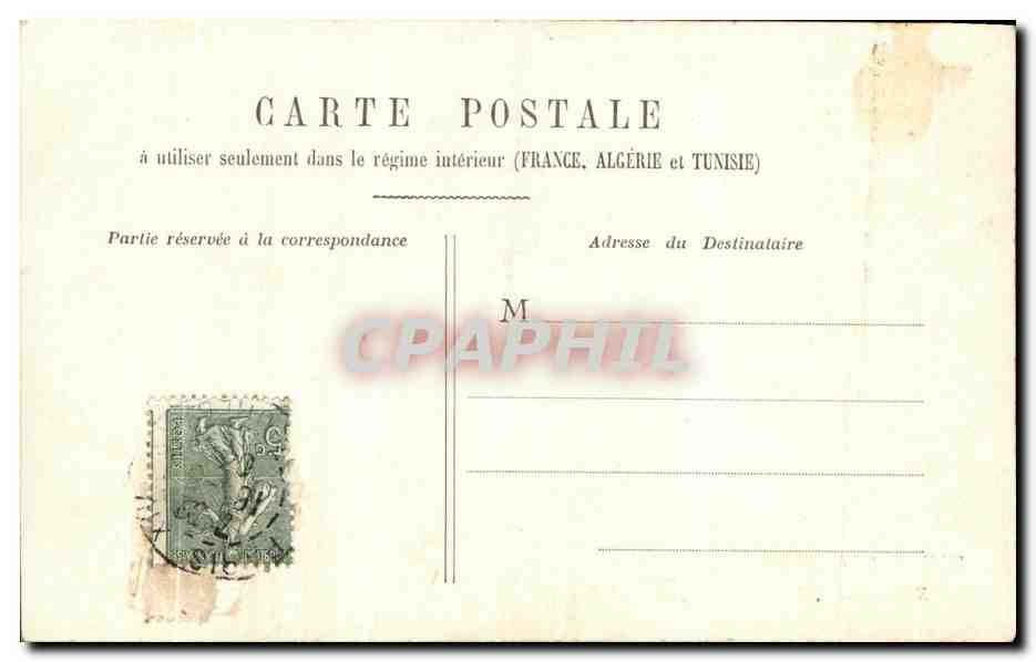La Rentrée des Mariés — scène de mariage — éditeur non identifié — Verso
