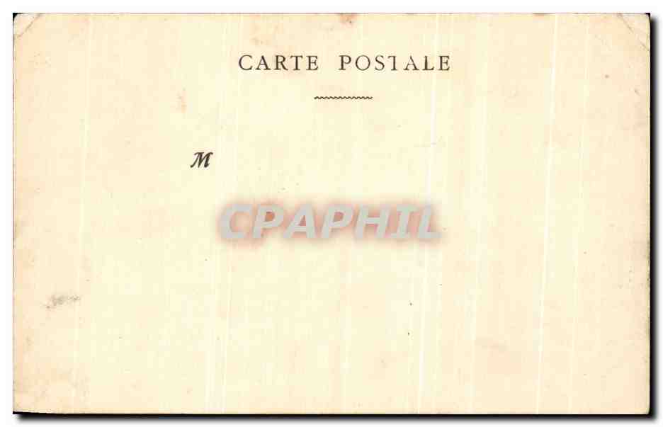 CPA Fantaisie Femme  — Rückseite