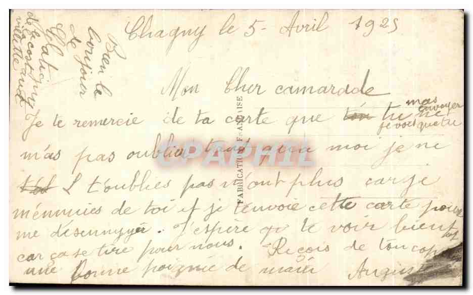 CPA Fantaisie Enfant oeufs Paques  — Verso