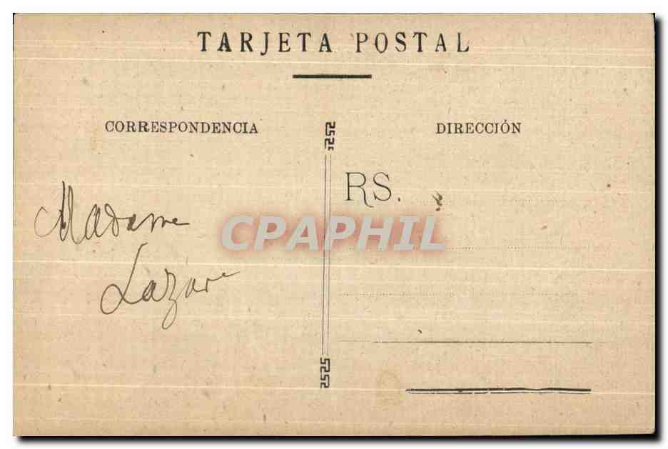 CPA Fantaisie Fleurs chateaux Voeux 1911 — Verso
