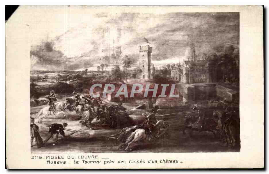 Le Tournai près des fossés d'un château — Rubens — Musée du Louvre — n° 2116