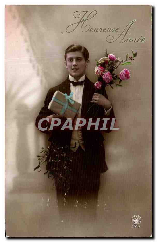 CPA Fantaisie Homme 
