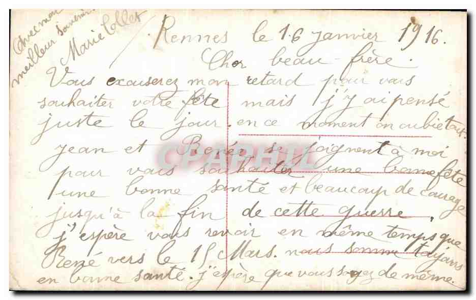 CPA Fantaisie Enfants  — Rückseite