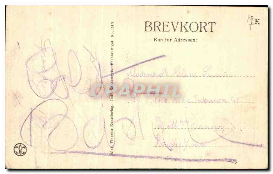 CPA Fantaisie Enfant Bebe — Rückseite