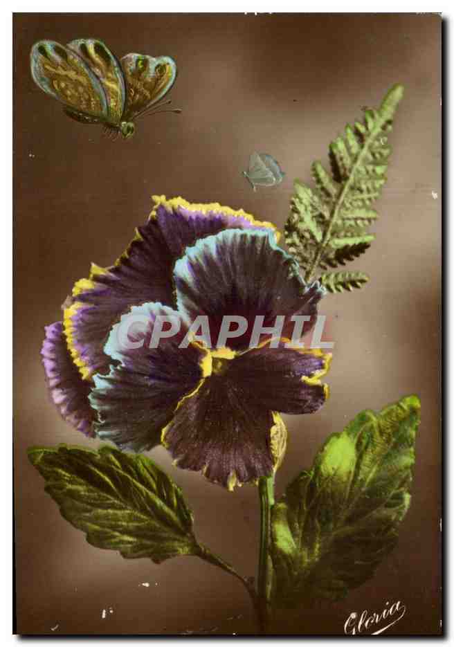 CPA Fantaisie Fleurs 